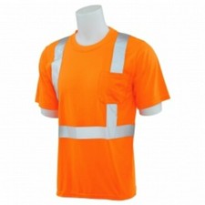 ERB SAFETY POCKETED Safety SHIRT PERFORMANCE CLASS 2 High Visibility XXL 2XL