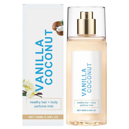 Vanilla Coconut Body Mist Perfume Spray Unique / Warm Fragrance For A Long Time