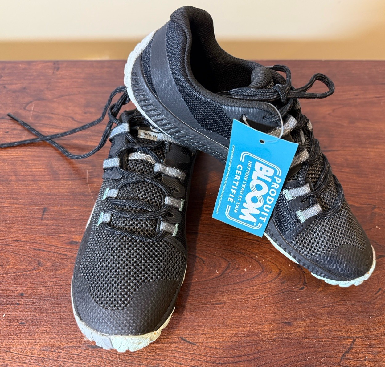 Scarpe da corsa donna Merrell Trail Glove 6 piedi nudi taglia 7 5 J135384 nere