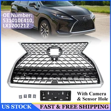 Front Bumper Grille W/ Licence Plate 531010E410 For 2020-2022 Lexus RX350 RX450