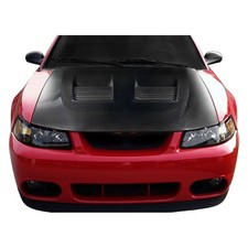 For Ford Mustang 1999-2004 Carbon Creations 112620 Riot Style Carbon Fiber Hood For Ford Mustang 1999-2004 Carbon Creations 112620 Riot Style Carbon Fiber Hood