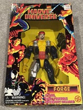 Product Image: 1997 Toy Biz Marvel Universe FORGE Figure w/ Accessories - 10” Tall - NEW Sealed
