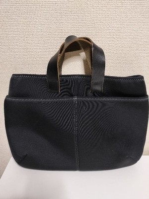 Tricot Comme Des Garcons Damen Tasche Handtasche weiße Nähte schwarz