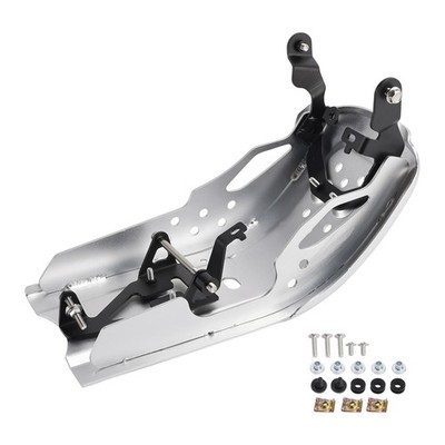 Aluminum Sump Guard Bash Plate Silver For Speed 400 Scrambler 400 X 2024-2026