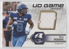 2021 Upper Deck CFL UD Game Jersey Eric Rogers #UD-ER l5j