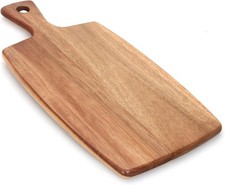 Acacia Wood Cutting Board with Handle Small Charcuterie Boards Wooden