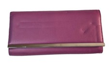 Women's Big Fat File Master Womens' RFID  Wallet Clutch Organizer. PINK