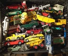 ORIGINAL VINTAGE DIECAST TOY JOB LOT MATCHBOX CORGI & OTHERS CARS BUS VANS etc