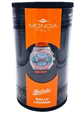 Mondia Bolide Chrono Limited Rally Legend Watch MI819O/340 Brand New