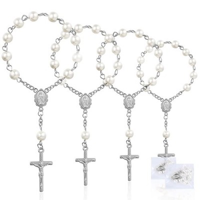 30pcs Christening Rosary Rosary Gift Mini Finger Baptism Rosaries P...