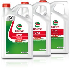 3x 5 L = 15 LITER CASTROL GTX 15W-40 A3/B3 MOTOR-ÖL MOTOREN-ÖL 3x 5 L = 15 LITER CASTROL GTX 15W-40 A3/B3 MOTOR-ÖL MOTOREN-ÖL