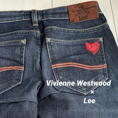 Vivienne Westwood Lee Heart Denim Ny Women Rare Collaboration Model Limited Edi
