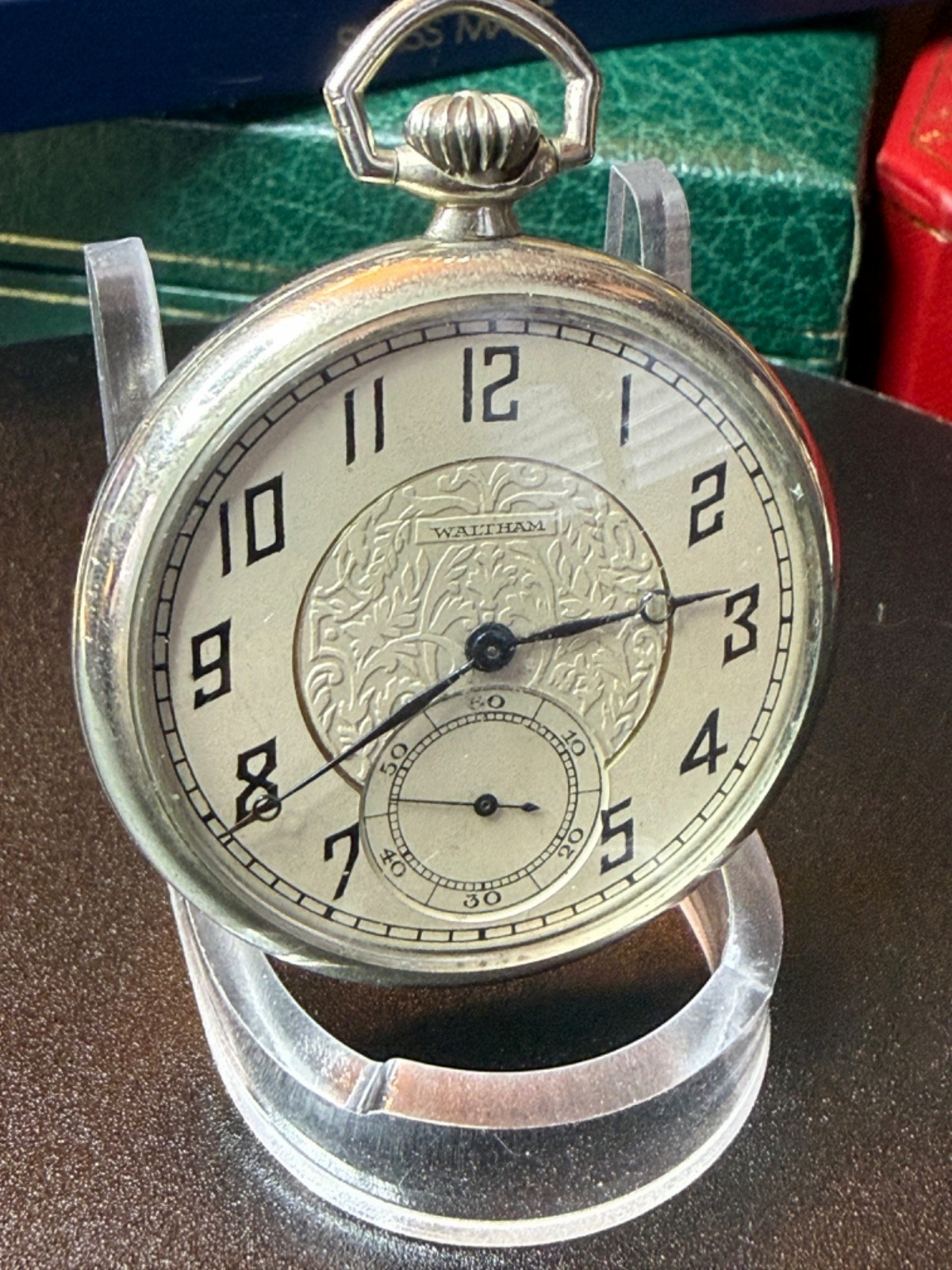 Vintage Waltham Pocket Watch, Circa 1925, 12s, 7 Jewel, Alloy, Model 1894