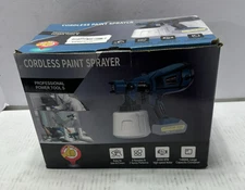Cordless HVLP Paint Sprayer 20V 1400ML 4 Nozzles 3 Patterns Professional Tool