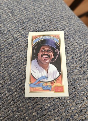 2014 Panini Golden Age Baseball Oscar Gamble #126 Mini Hindu Brown Back
