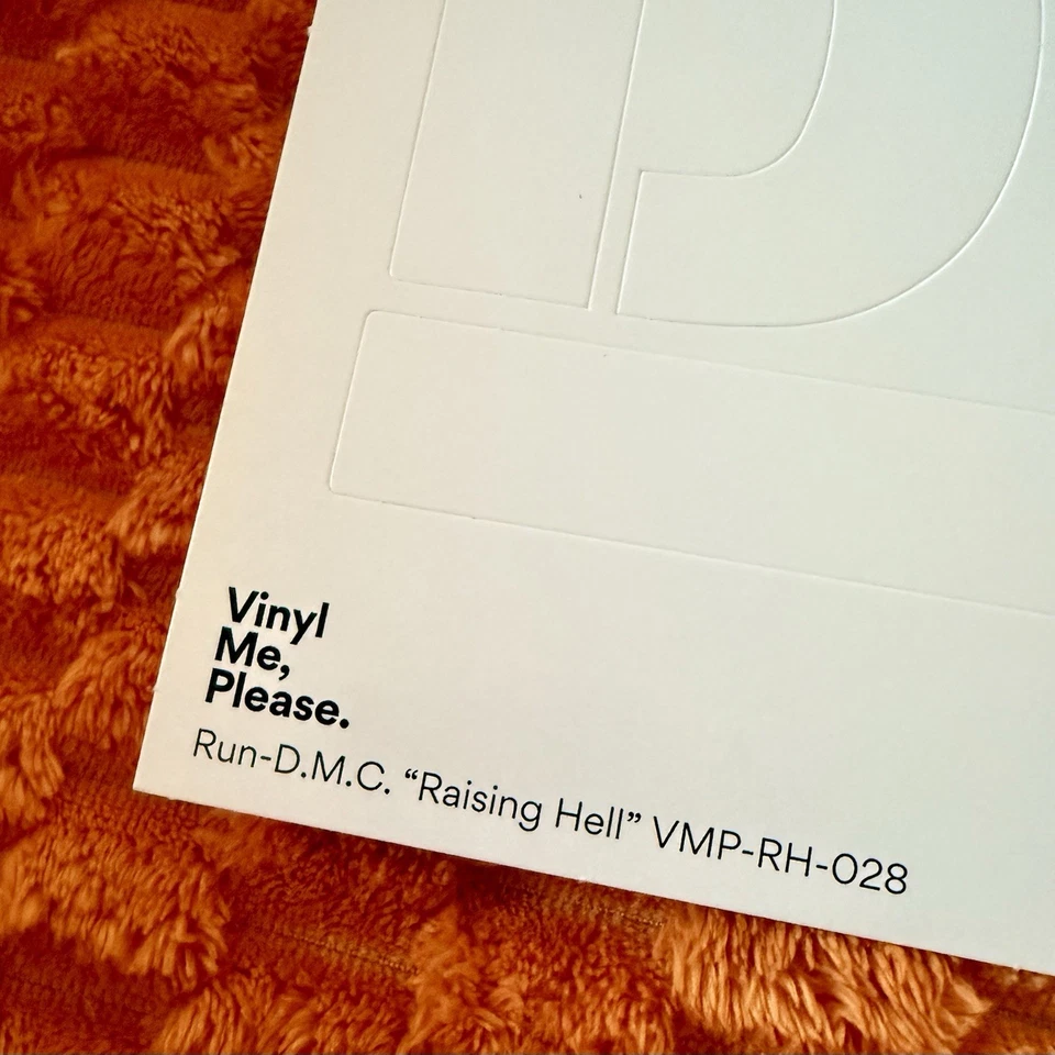 Run DMC - Raising Hell LP - Green Vinyl Me Please Limited Edition w/stencil NEW - Image 4 of 4