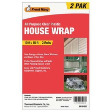 Frost King House Wrap 10 ft. x 15 ft., Pk2 2P101527 Frost King 2P101527