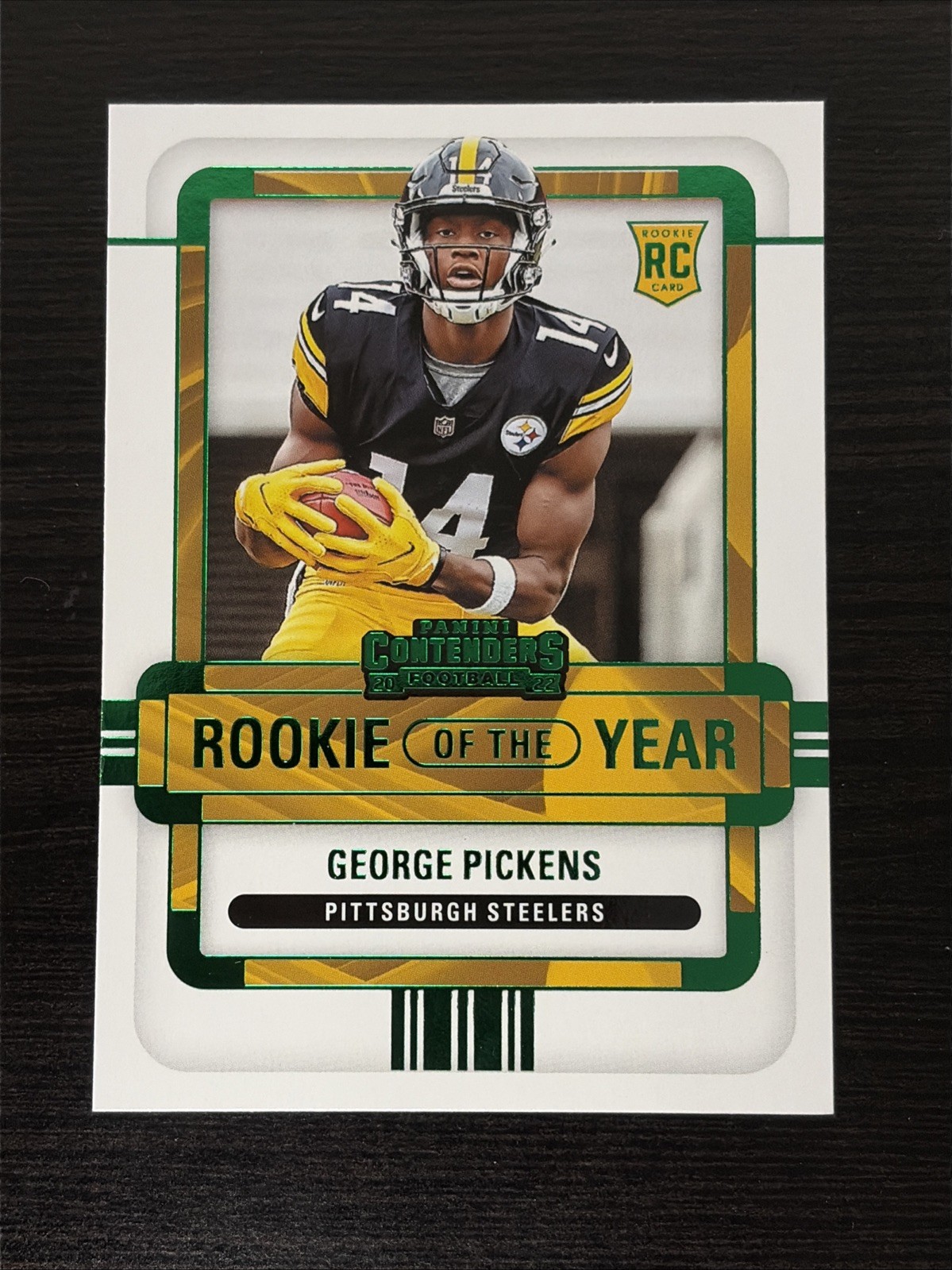 George Pickens Panini Contenders Rookie of the Year Contenders #ROYGPI Base