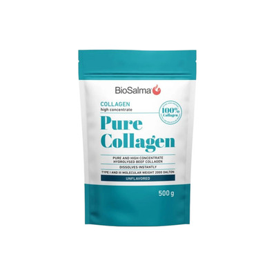 BioSalma Pure Collagen 500g 100% Collagen Peptide Hydrolyzed Neutral Taste