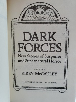 Dark Forces Horror Anthology Kirby McCauley HC Stephen King