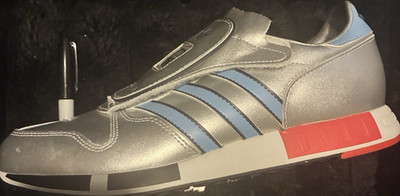 adidas Micropacer Men's Silver Low Top Athletic Sneaker Shoes