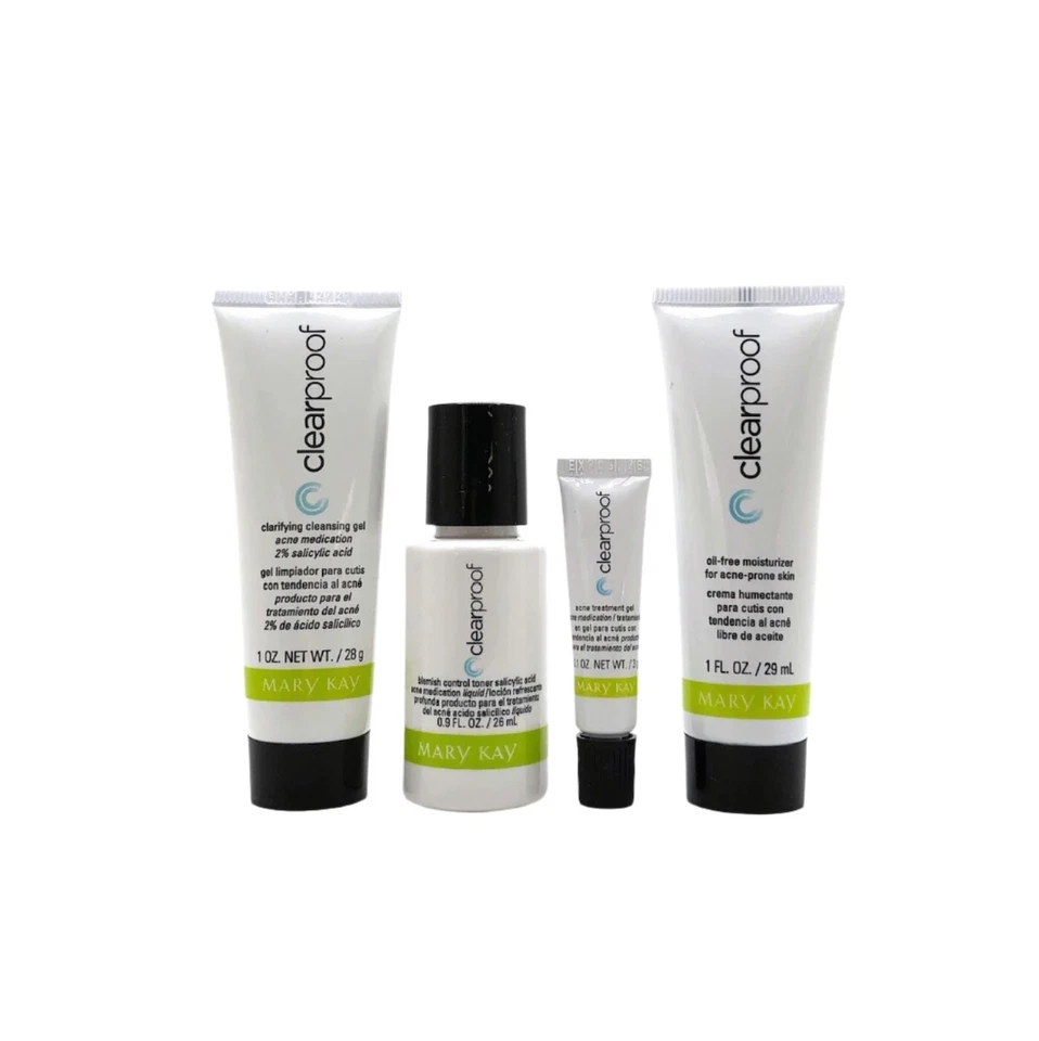 SISTEMA DE ACNÉ A PRUEBA DE CLAROS MARY KAY ~ THE GO SET ~ 0058968 ~ ¡JUEGO DE 4 PIEZAS DE VIAJE/TAMAÑO DE LUJO! Foto 2 de 3