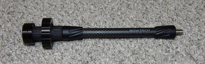 Used Bowtech CenterMass 6'' Stabilizer- Black - Center Mass