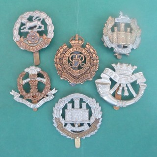 Job Lot Assortment 0f 6 British Army/Military Cap Badges