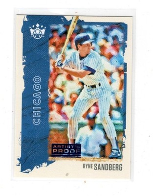 2021 Diamond Kings Blue Artist's Proof Ryne Sandberg Card #27
