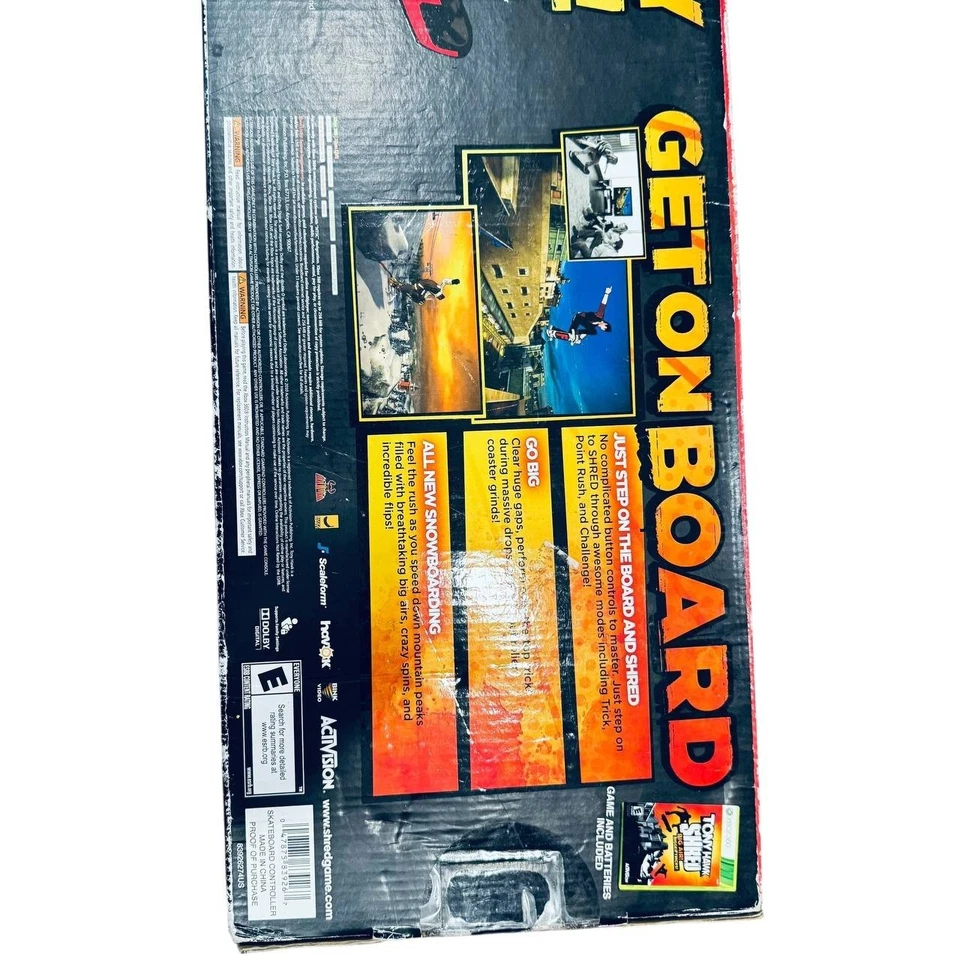 Tony Hawk Shred Big Air Bigger Tricks Xbox 360 Game & Wireless Box New - Image 3 of 4