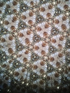 Kaleidoscope Vintage Handmade Non Rotating MCM Brass Swirl Finish 12 Inch