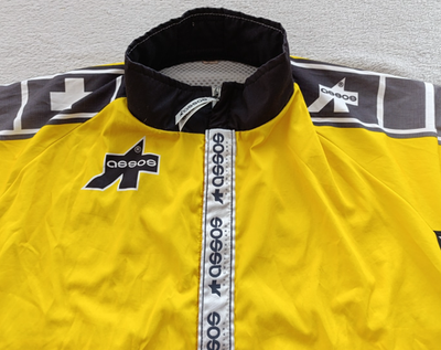 Assos Prosline mens vintage Yellow Long Sleeve cycling jersey