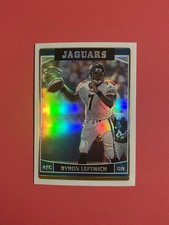 2006 Topps Chrome - Byron Leftwich #85 REFRACTOR - Jacksonville Jaguars
