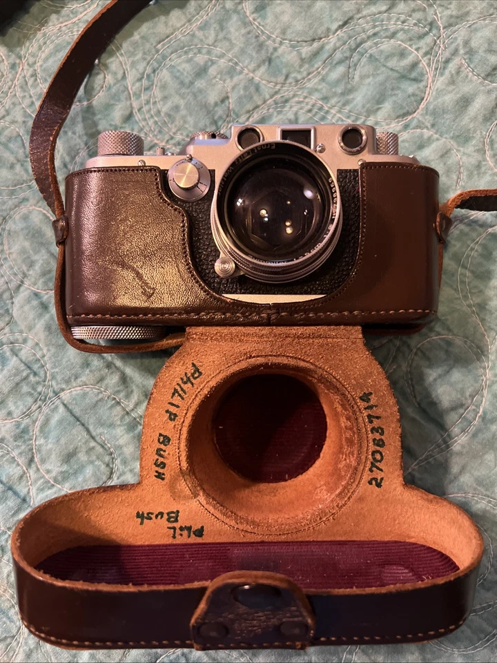 Cámara vintage Leica D.R.P Ernst Leitz Wetzlar 568586 ¡¡PAQUETE!!! Foto 2 de 4