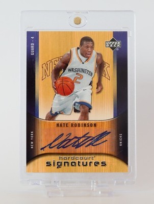 Nate Robinson 2005-06 Upper Deck Hardcourt Signatures #HS-NR Rookie Auto RC