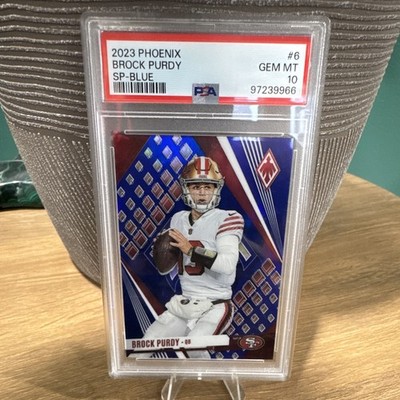 2023 Panini Phoenix Brock Purdy #6 Blue SP Variation /25 PSA 10 49ers