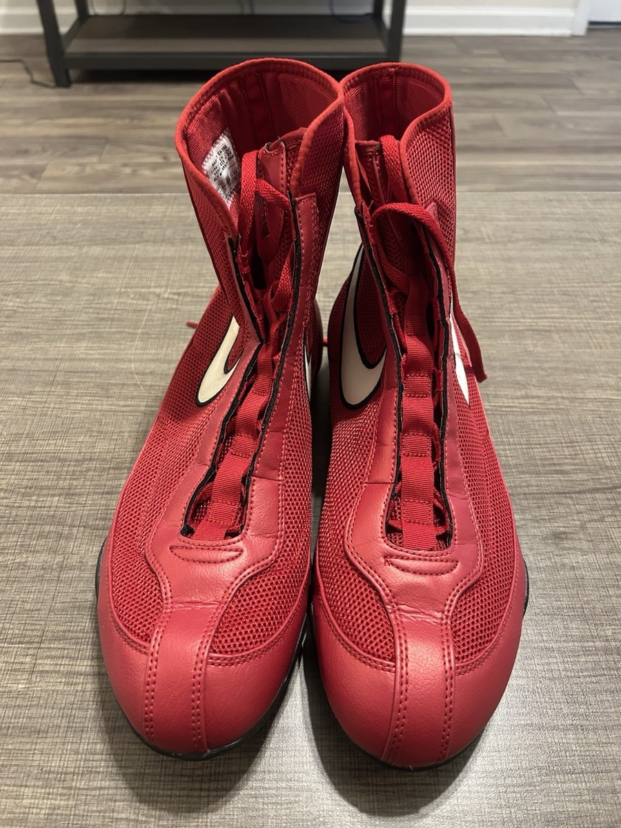 Red Nike Boxing Shoes Machomai 2 | eBay