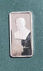 One Troy Ounce Fine  Silver Bar 999 United State 36th President LBJ serial 4371