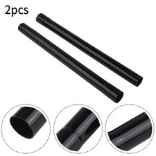 2 X 35mm Vacuum Cleaner Extension Wands Attachment Tubes Pipe Tool Plastic Black