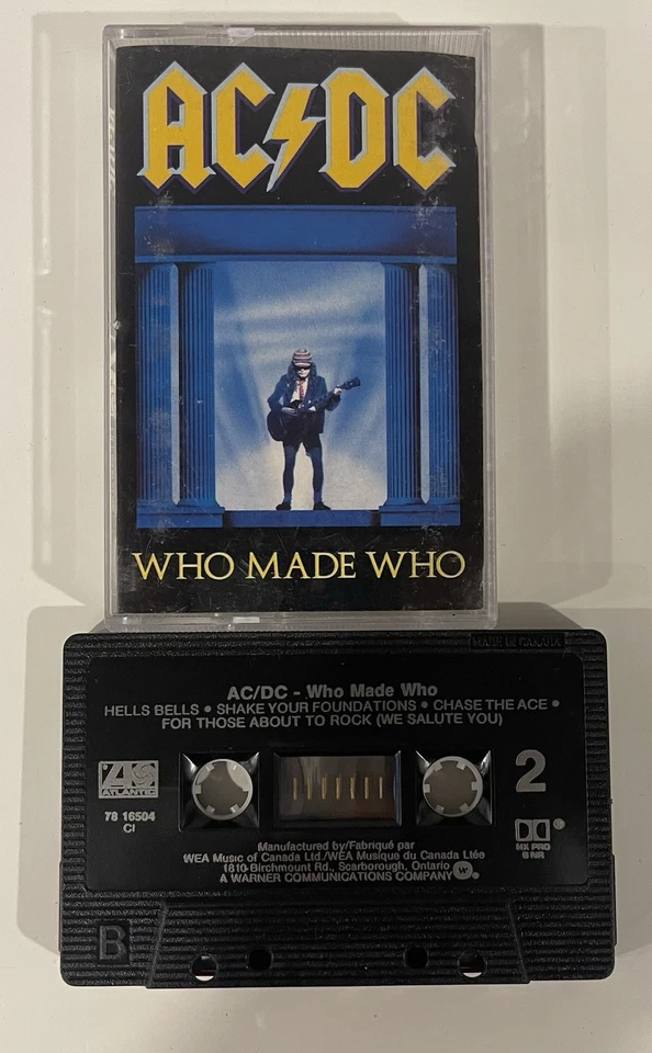 AC/DC - Who Made Who - Cassette Tested Hard Rock Maximum Overdrive Angus Young - Image 4 of 4