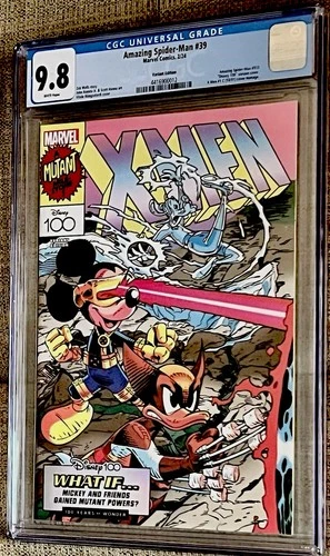 Amazing Spider-Man #39 (2024) CGC 9.8 NM/M  "Disney 100" X-Men #1C Variant