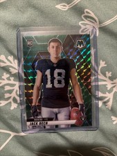 2025 Panini Mosiac Football-#280 Jack Bech (RC) Green Mosiac Prizm Variation