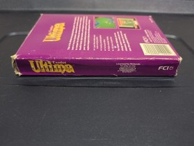 Ultima Exodus Nintendo Nes Complete CIB Good Condition Authentic