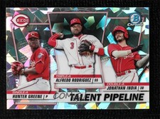 2020 Bowman Atomic Refractor Jonathan India Hunter Greene Alfredo Rodriguez 7zf