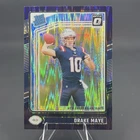 2024 Panini Donruss Optic - Rated Rookie Drake Maye #229 Purple Shock Prizm (RC)