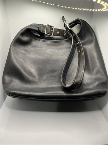 Vintage Coach 9058 Black Legacy Hobo Leather Shoulder Hand Bag - Bild 3 von 17