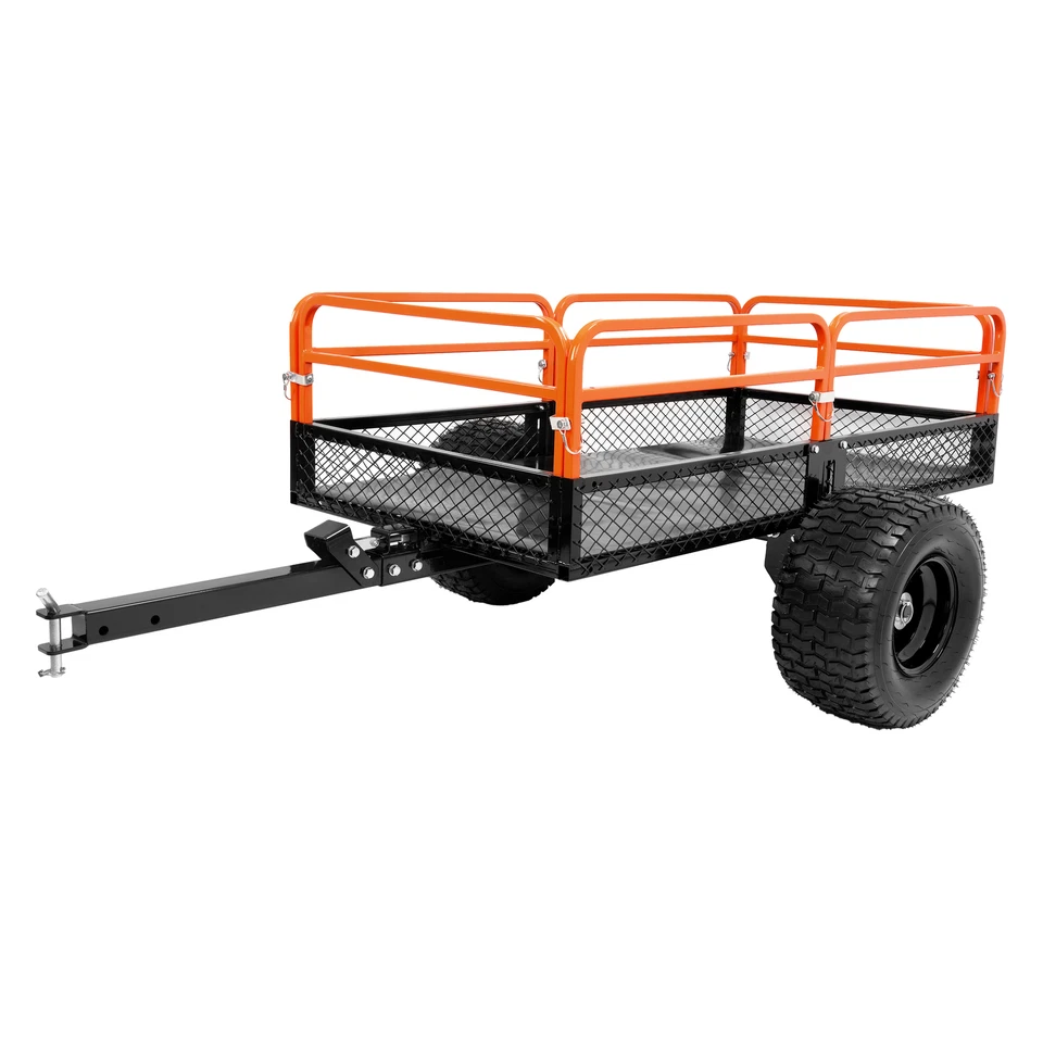 15 Cu.Ft Powder Coated Dump Trailer Tow Behind Dump Cart Utility Cart 1500 lbs - Image 3 of 4