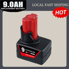 For Milwaukee For M12 9.0A 48-11-2460 LITHIUM Extended Capacity Cordless Battery