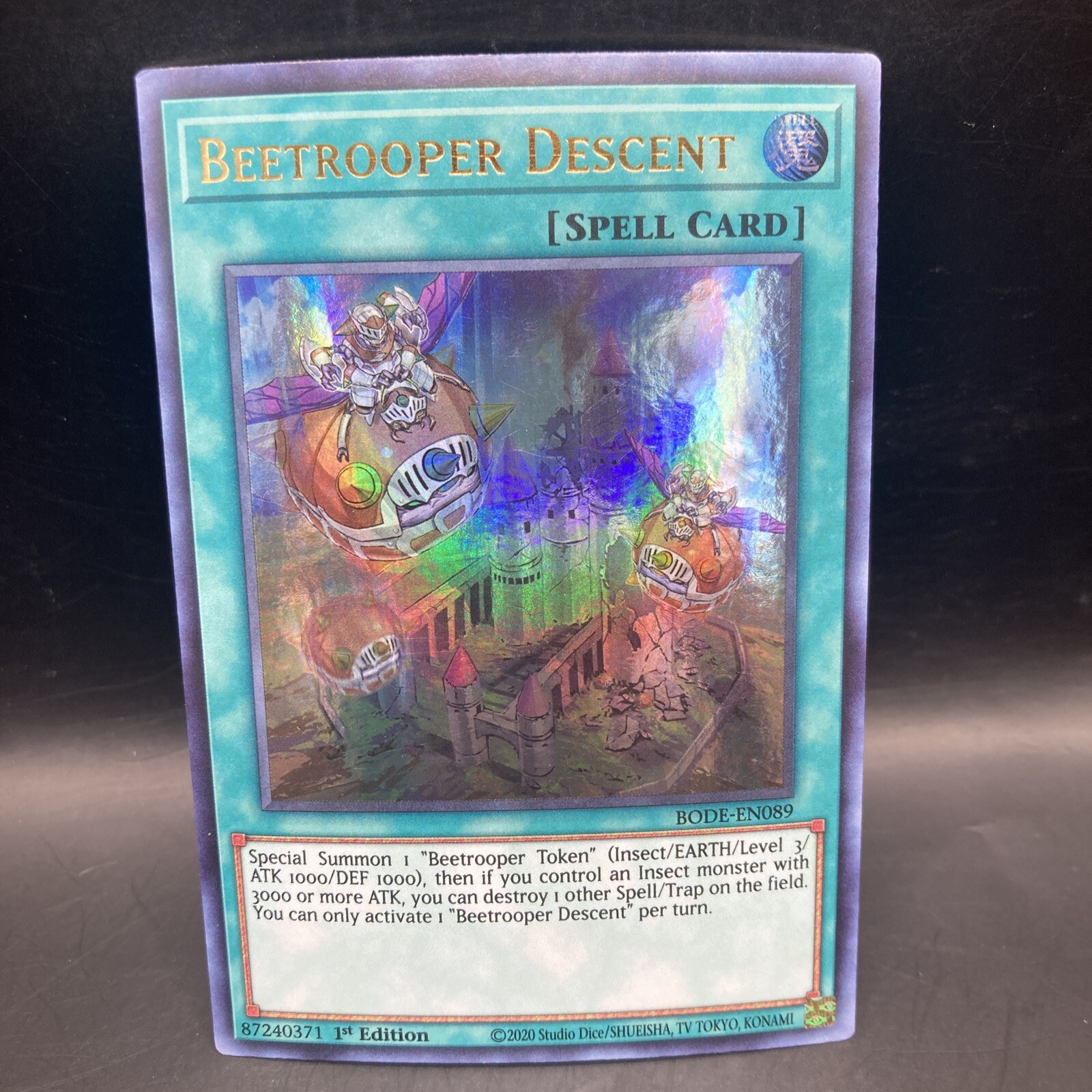 Beetrooper Descent BODE-EN089 Burst of Destiny 1st Edition Ultra Rare  