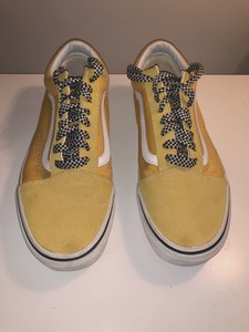 vans mustard checkered